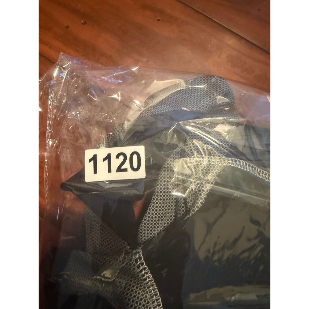 Maniere De Voir Womens Colorblock Zip Front Long Sleeve Jumpsuit Black Grey 12 - Picture 11 of 11